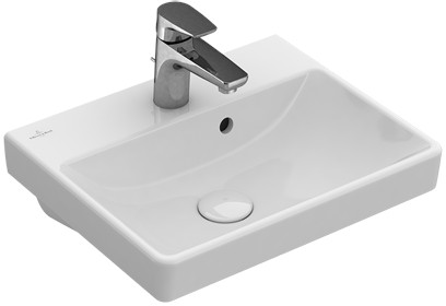 Darmowa Dostawa - Umywalka 45x37 cm prostokątna ścienna-meblowa biała Villeroy & Boch Avento 735845RW