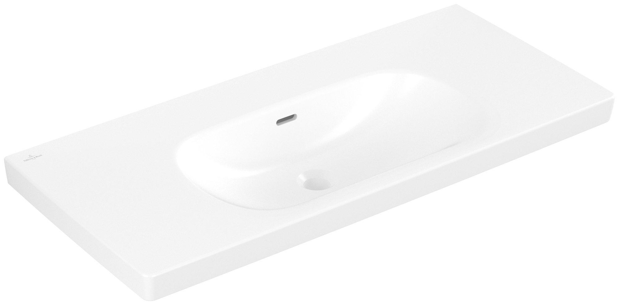 Darmowa Dostawa - Umywalka 100x46 cm prostokątna meblowa biała Villeroy & Boch Skyla 5A51A6RW