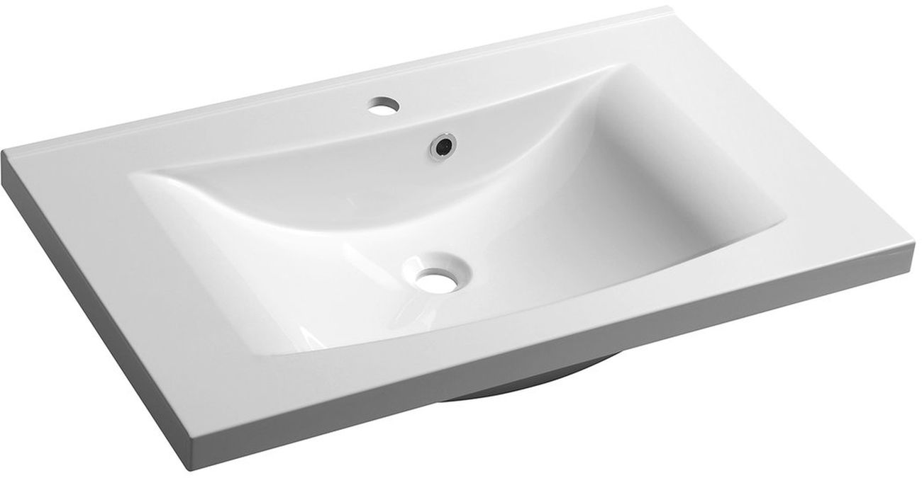 Darmowa Dostawa - Umywalka 80x48 cm prostokątna meblowa biała Sapho Luciola 50081