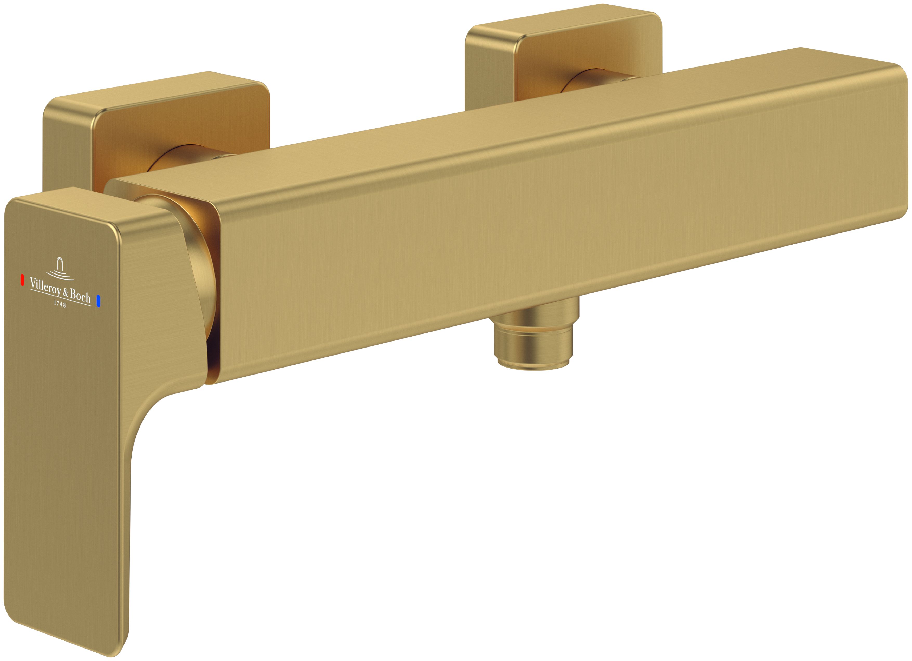 Darmowa Dostawa - Bateria prysznicowa ścienna złoty Villeroy & Boch Subway 3.0 TVS11200100076