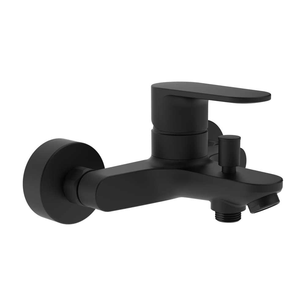 Darmowa Dostawa - Bateria wannowo-prysznicowa ścienna czarna Laufen Pro X HF506960198630