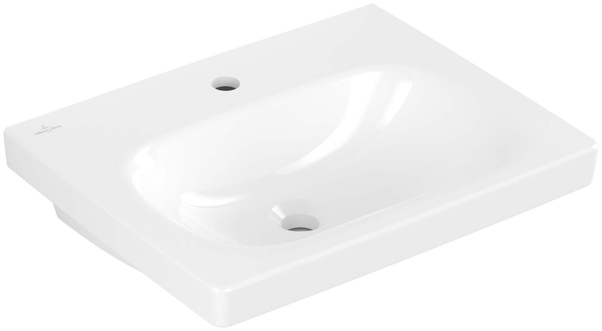 Darmowa Dostawa - Umywalka 55x44.5 cm prostokątna meblowa biała Villeroy & Boch Skyla 5A5156R1