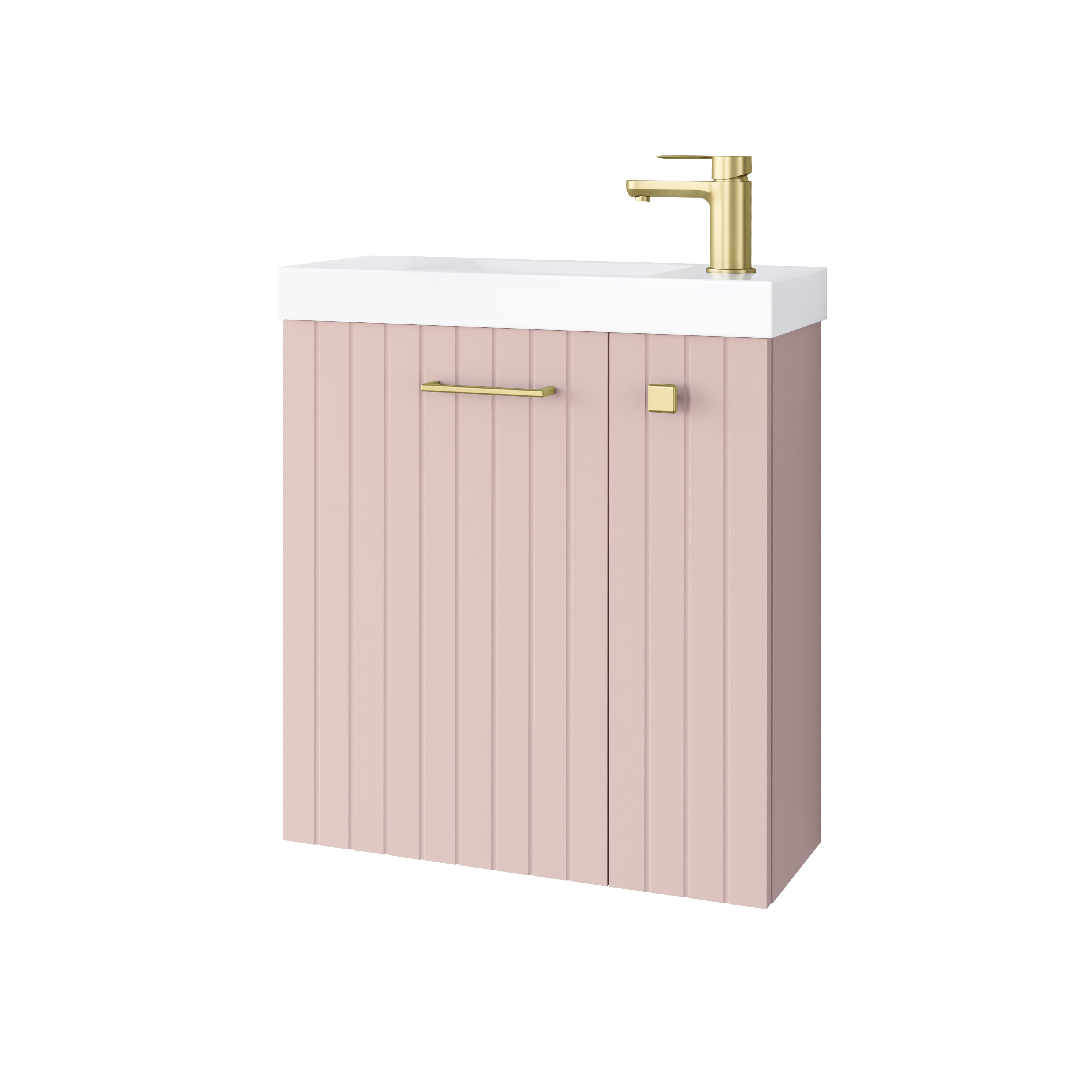 Darmowa Dostawa - Umywalka z szafką i uchwytami 55 cm Uptrend Nook 010SU5509TR41366