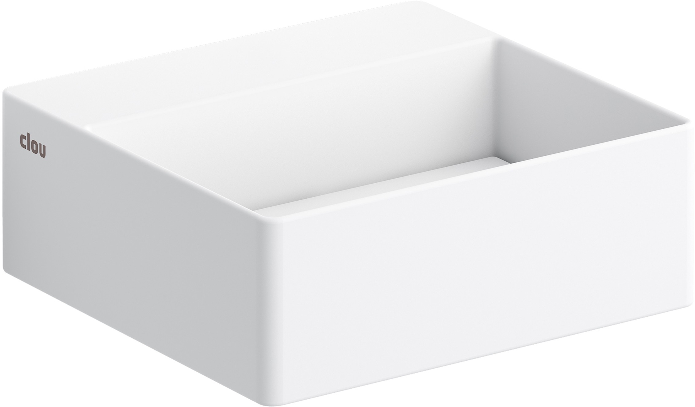 Darmowa Dostawa - Umywalka 28x27 cm prostokątna ścienna-nablatowa biała Clou New Flush CL031341002