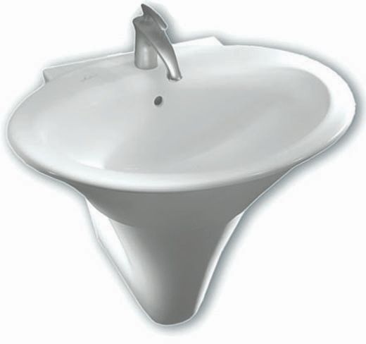 Darmowa Dostawa - Umywalka 77x58.5 cm owalna ścienna biała Hatria Sculture YR3701