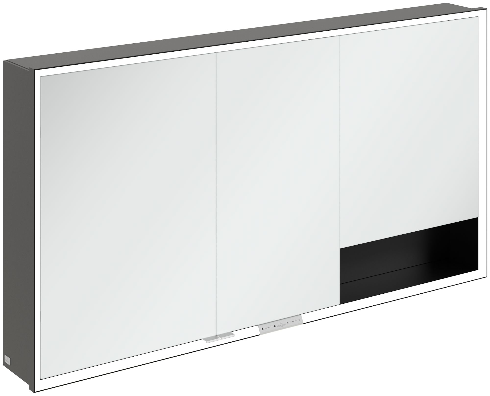 Darmowa Dostawa - Szafka 140x16.8x75 cm z lustrem czarna Villeroy & Boch My View+ B4811400