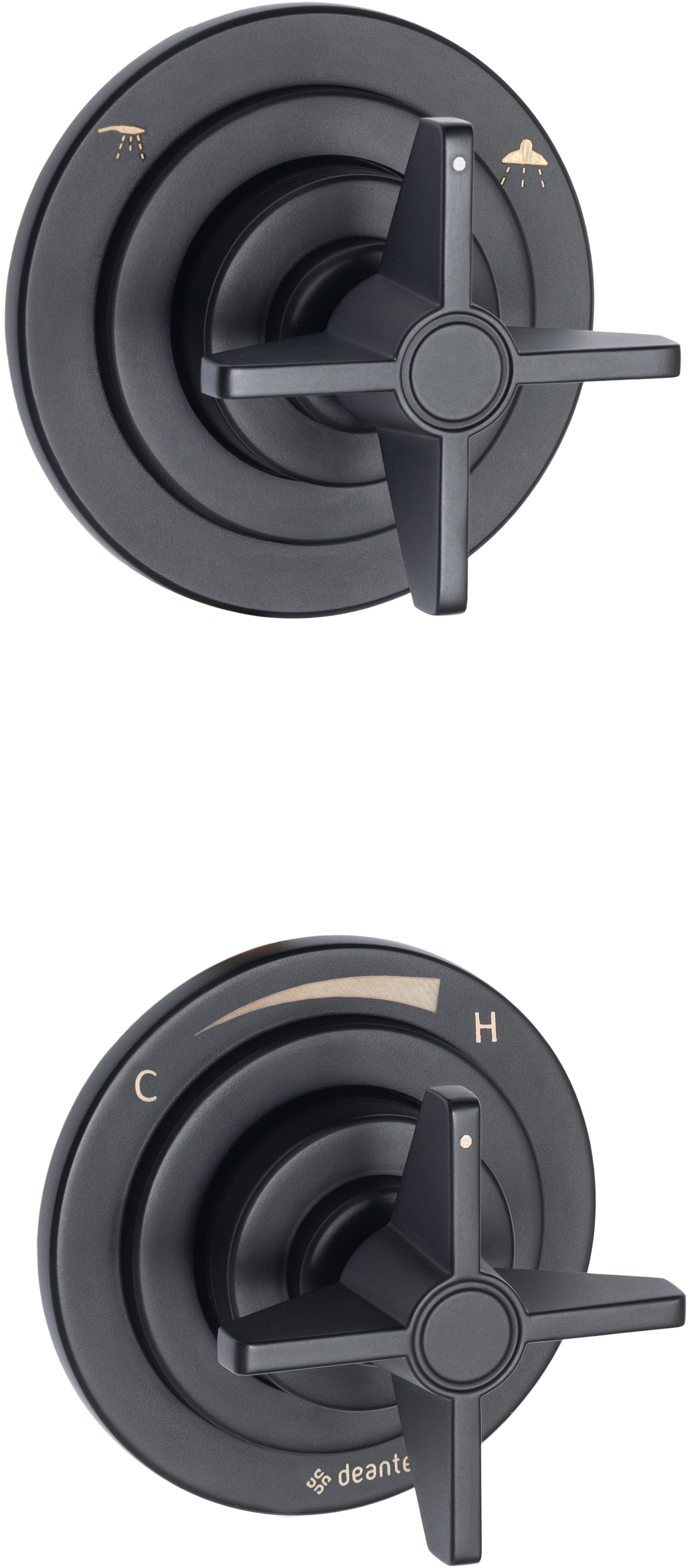 Darmowa Dostawa - Bateria prysznicowa podtynkowa czarny Deante Temisto BQTN44P