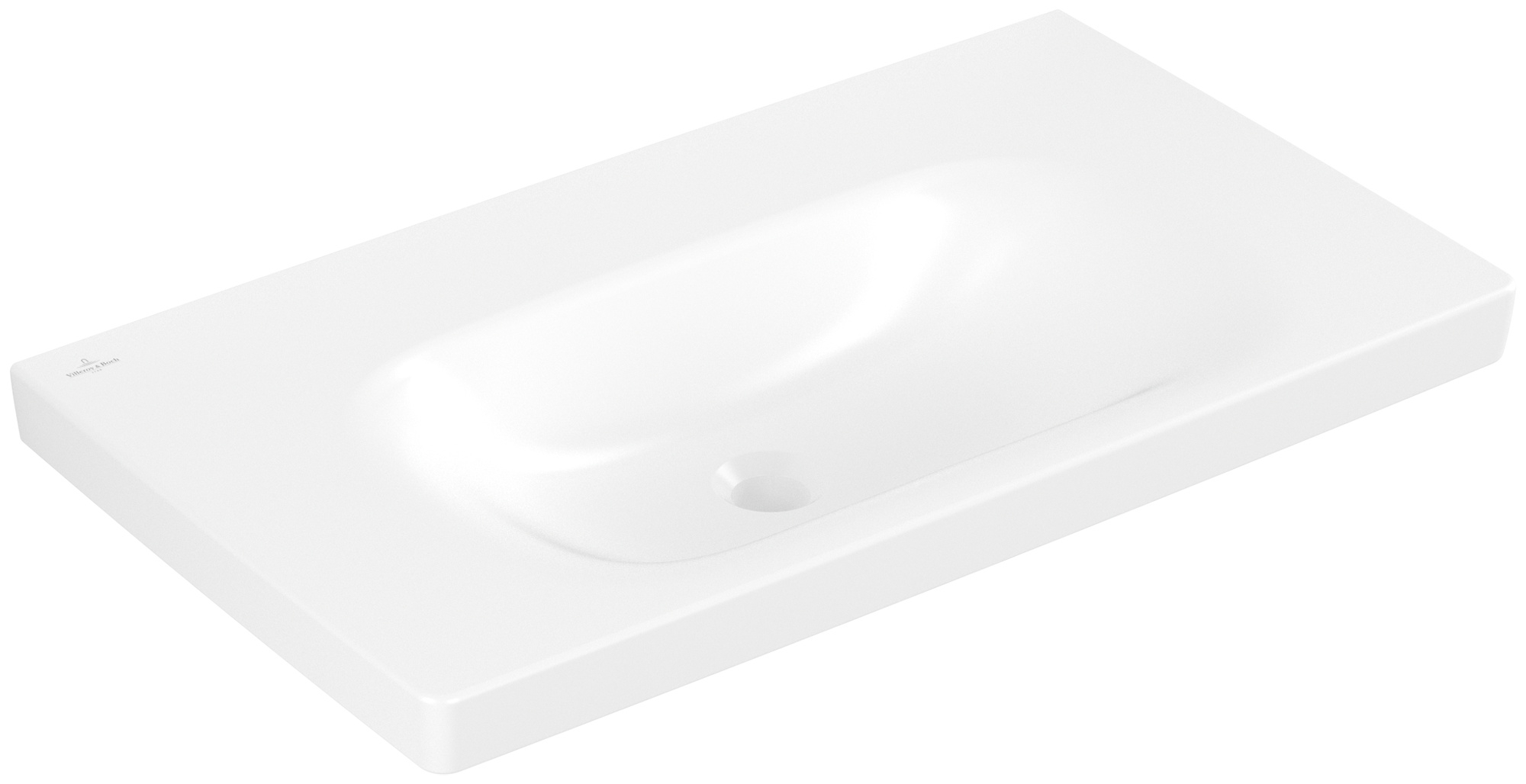 Darmowa Dostawa - Umywalka 80x46 cm prostokątna meblowa biała Villeroy & Boch Skyla 5A5183RW