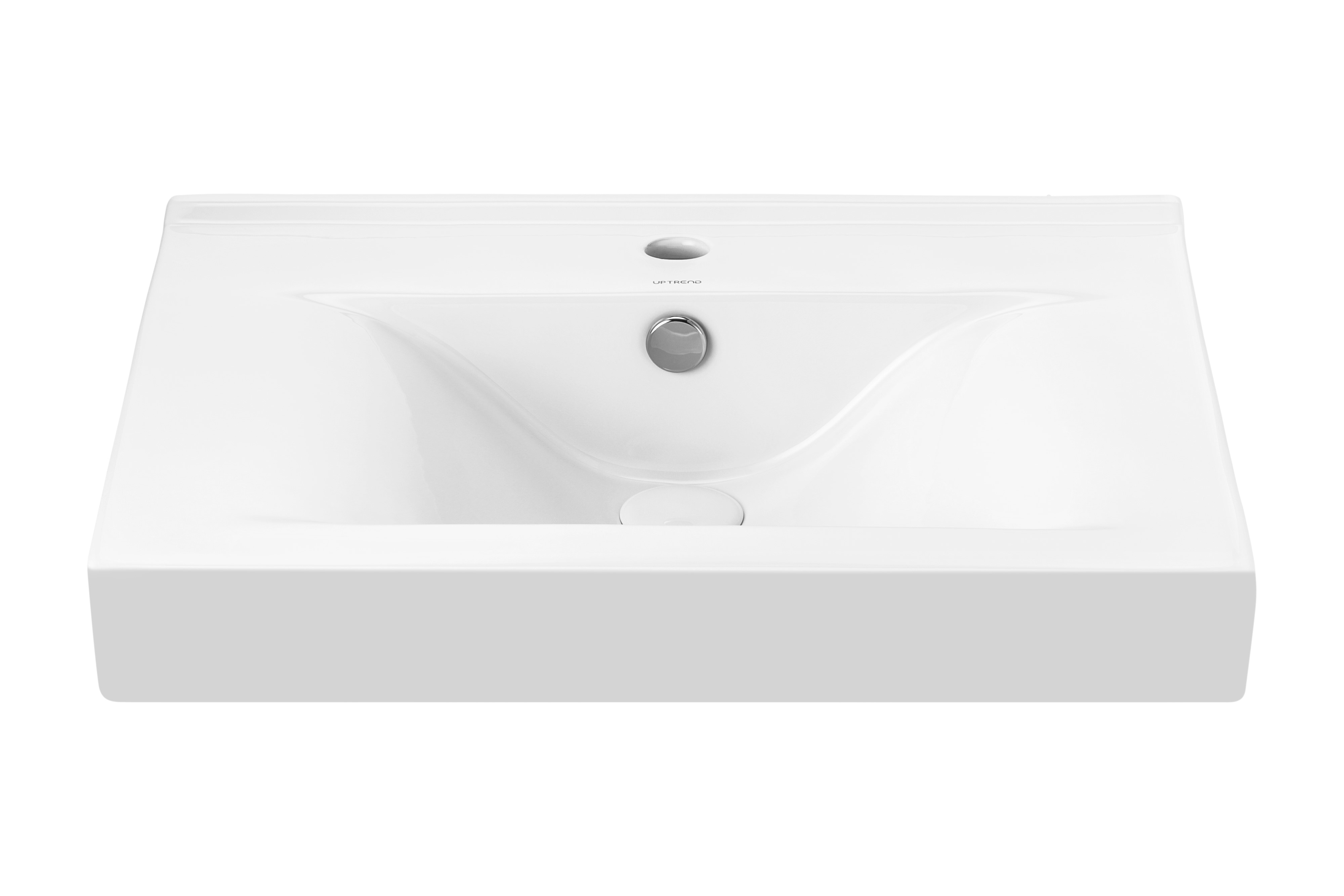 Darmowa Dostawa - Umywalka 60x47 cm prostokątna biały Uptrend Gemini TR4270D