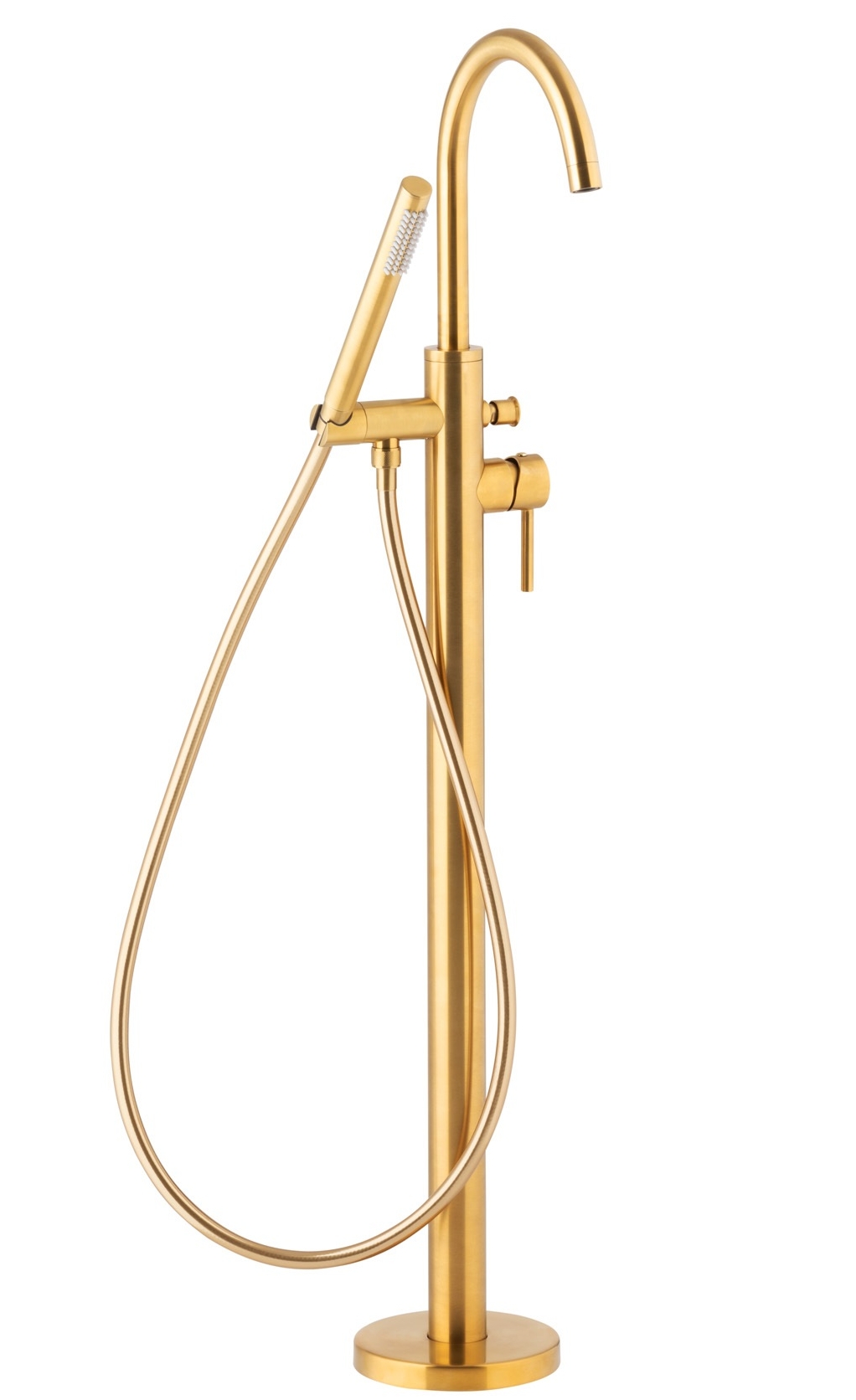 Darmowa Dostawa - Bateria wannowo-prysznicowa wolnostojąca złota KFA Armatura Moza 503551031