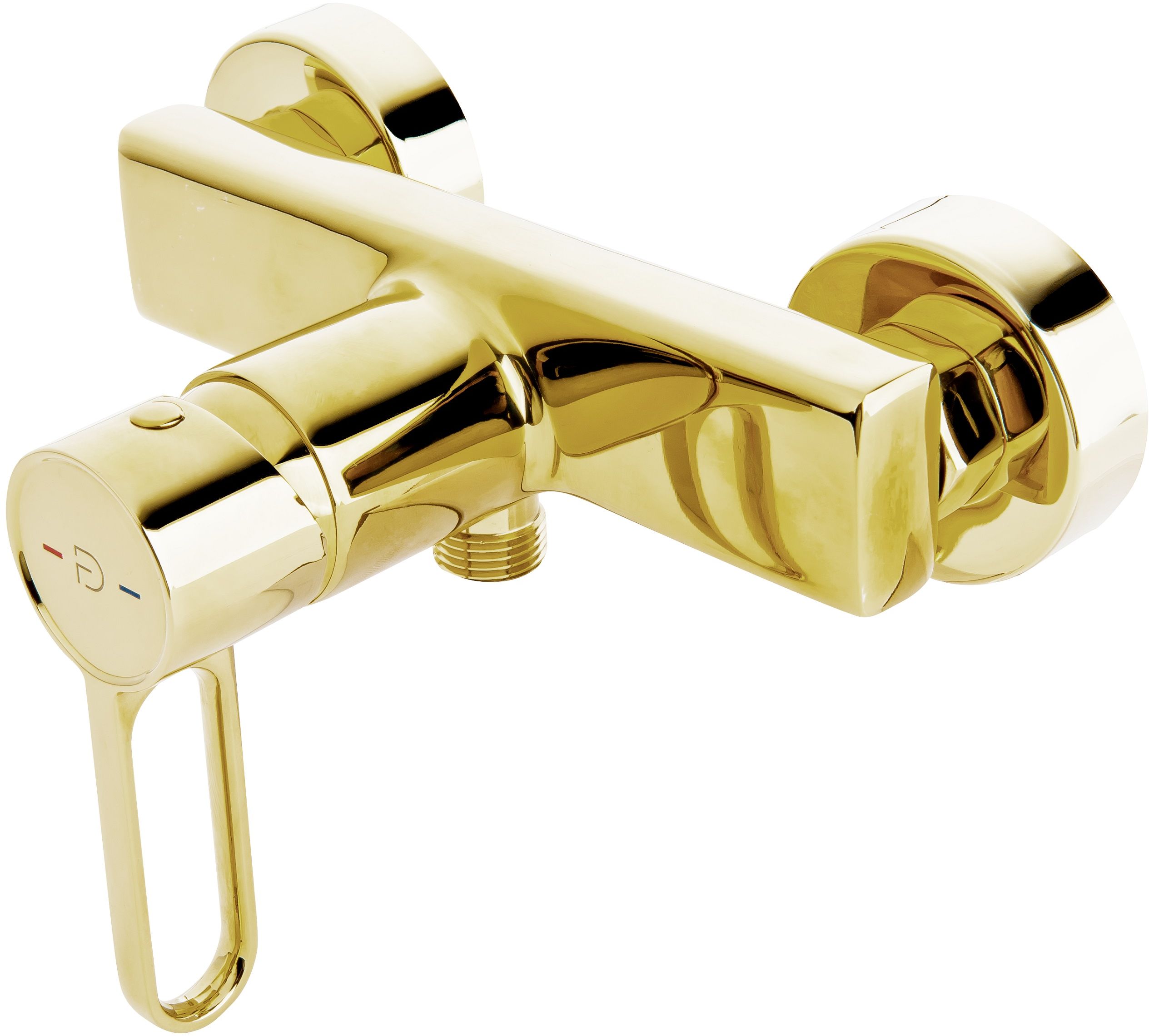 Darmowa Dostawa - Bateria prysznicowa ścienna złoty FDesign Zaffiro FD1ZFR755