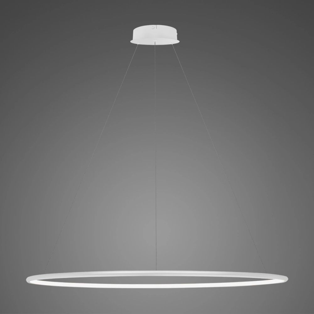 Darmowa Dostawa - Lampa wisząca 1x45 W biała Altavola Design Ledowe Okręgi LA073P120in4kwhitedimm