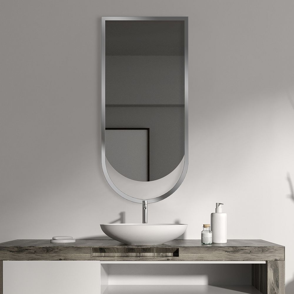 Darmowa Dostawa - Lustro 40x90 cm srebrny Guarda Ravel FORRAVSREBRNY40X90