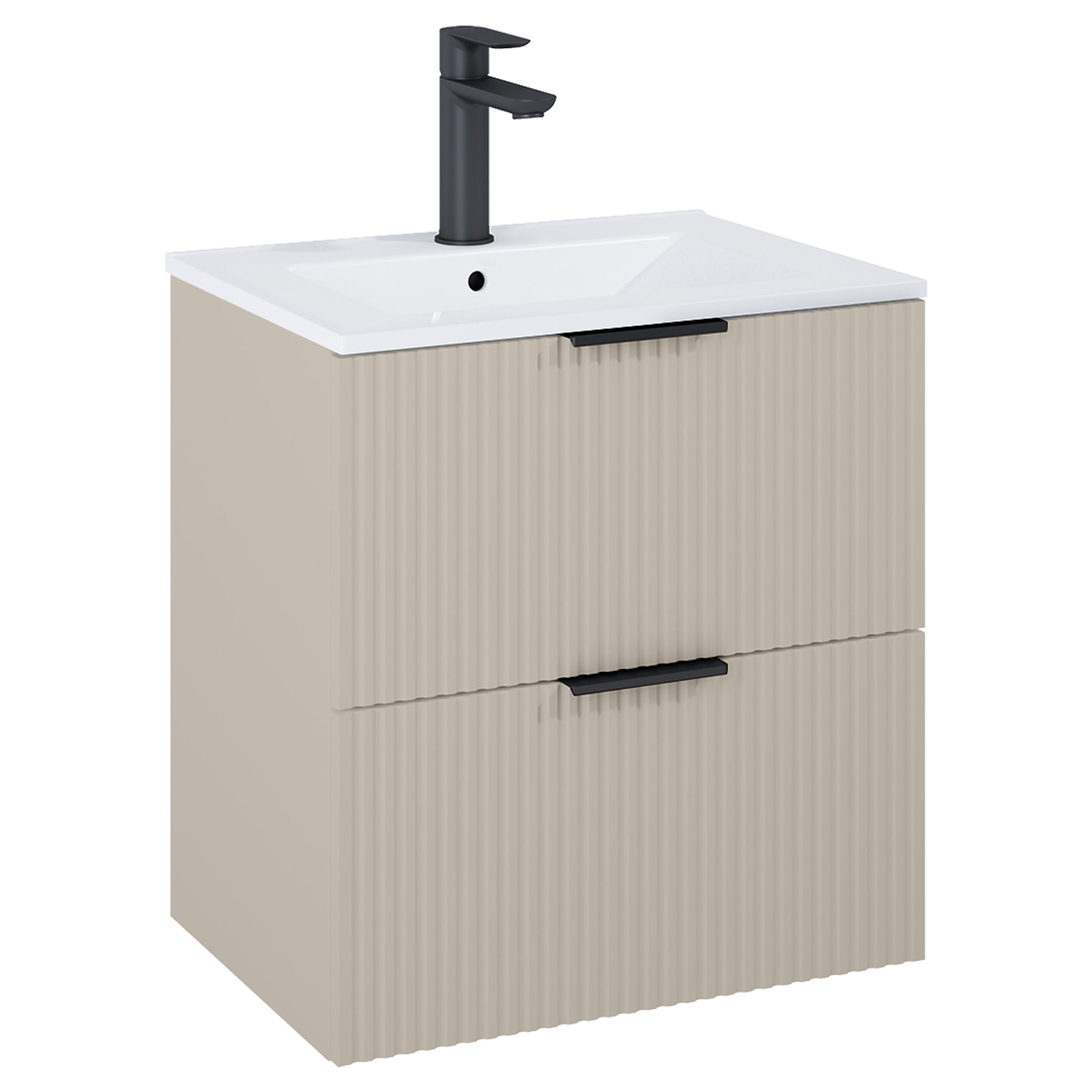 Darmowa Dostawa - Szafka 60x45.2x63.5 cm podumywalkowa wisząca beżowa Roca Reef A857954539