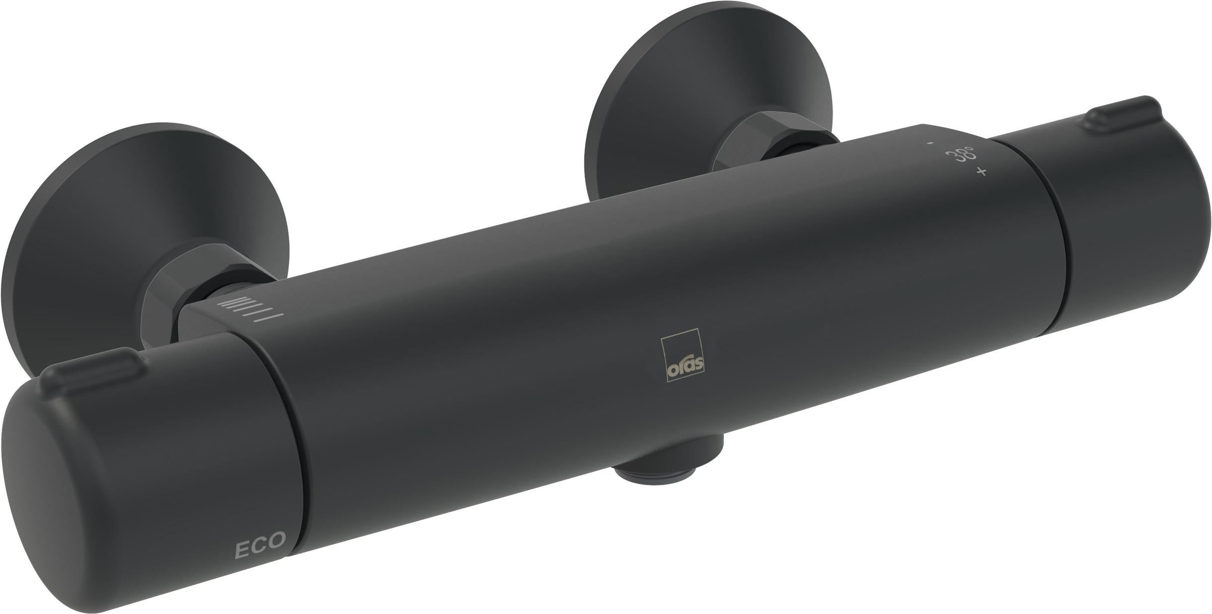 Darmowa Dostawa - Bateria prysznicowa ścienna czarna Oras Nova 7460U33