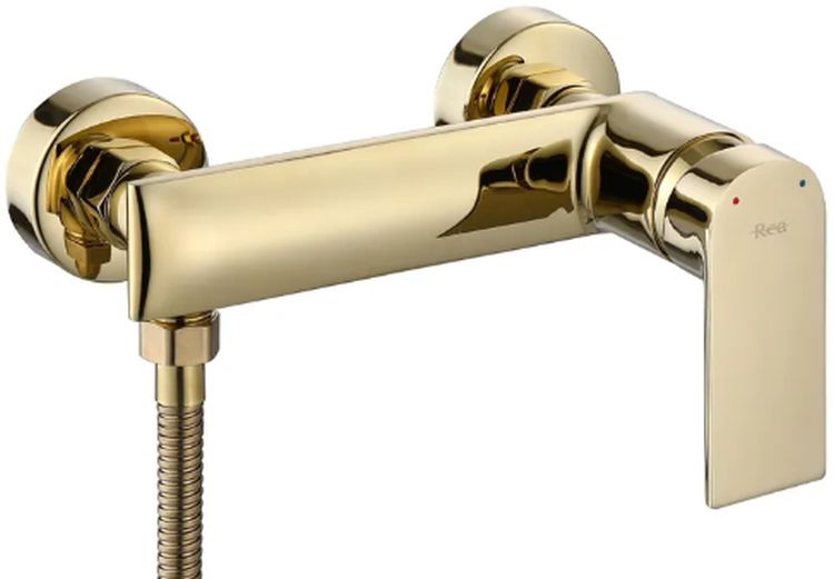 Darmowa Dostawa - Bateria prysznicowa ścienna złota Rea Veneta REAB6420