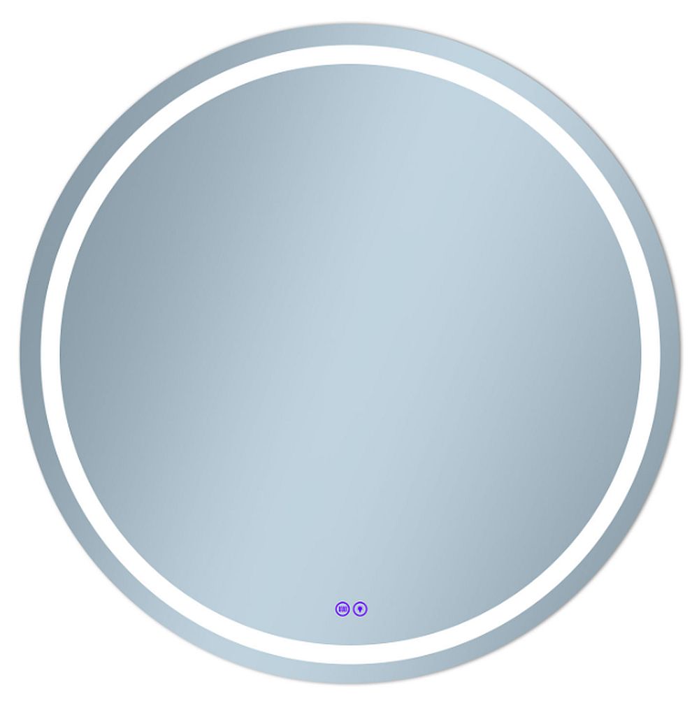 Darmowa Dostawa - Lustro 80x80 cm okrągłe z oświetleniem z matą grzewczą Venti Faro 5905951180397