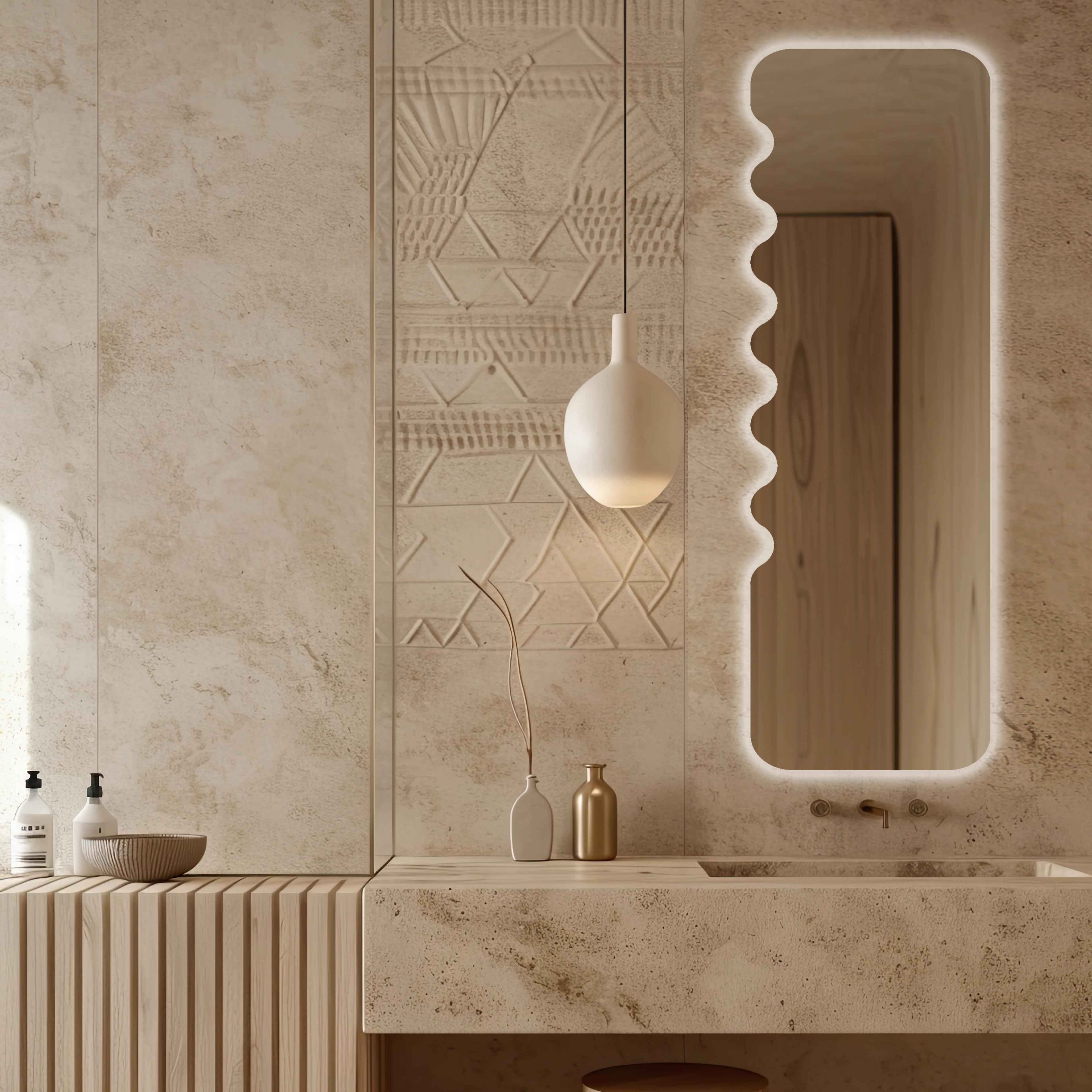 Darmowa Dostawa - Lustro 50x150 cm z oświetleniem Guarda Harmony FLAHAR250X150LI12VO