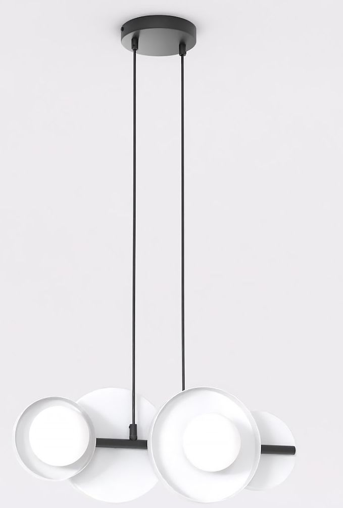 Darmowa Dostawa - Lampa wisząca 4x8 W biała Emibig Model 4 BL White 14874