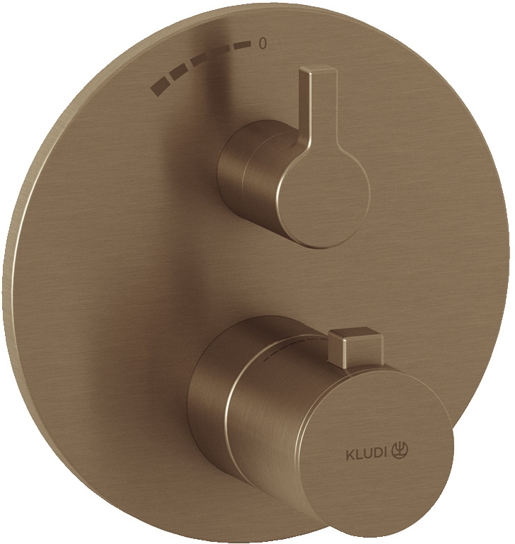 Darmowa Dostawa - Bateria prysznicowa podtynkowa z termostatem Kludi Nova Fonte Puristic 20885N115