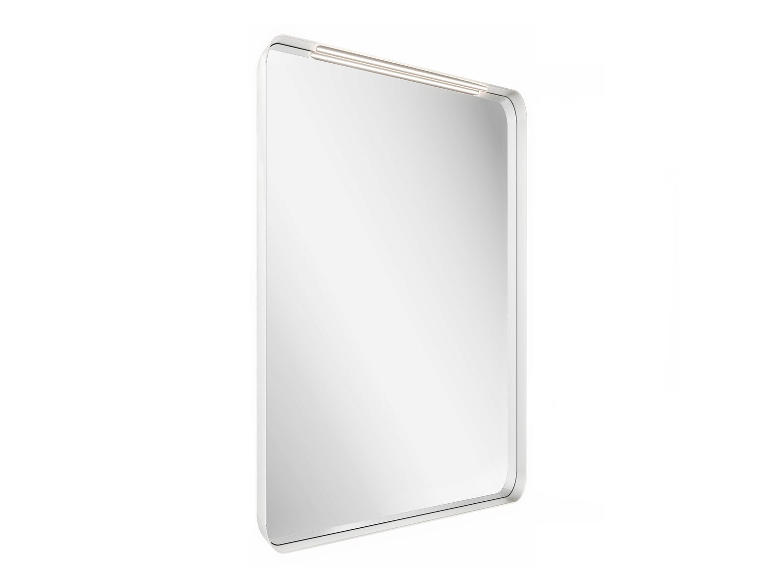 Darmowa Dostawa - Lustro 50.6x70.6 cm prostokątne z oświetleniem biały Ravak Strip X000001565