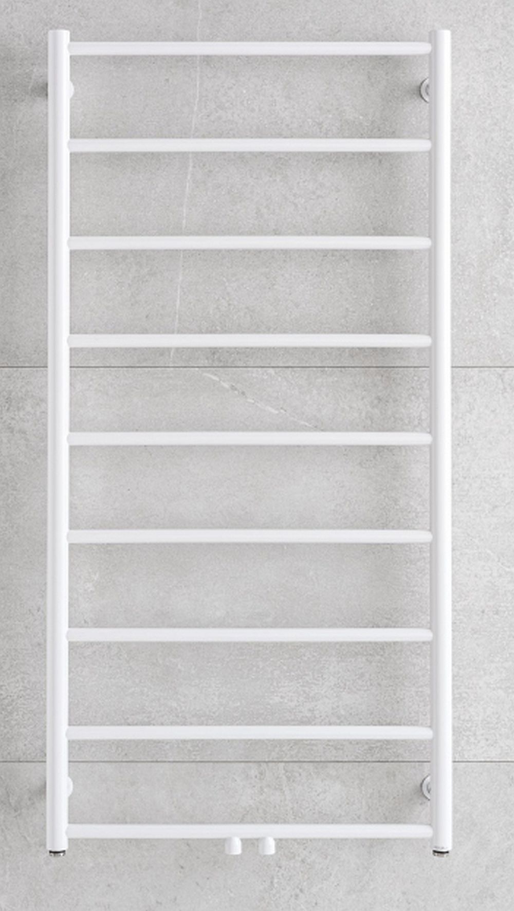 Darmowa Dostawa - Grzejnik łazienkowy drabinkowy 121x50 cm biały P.M.H. Naas NS3WEM