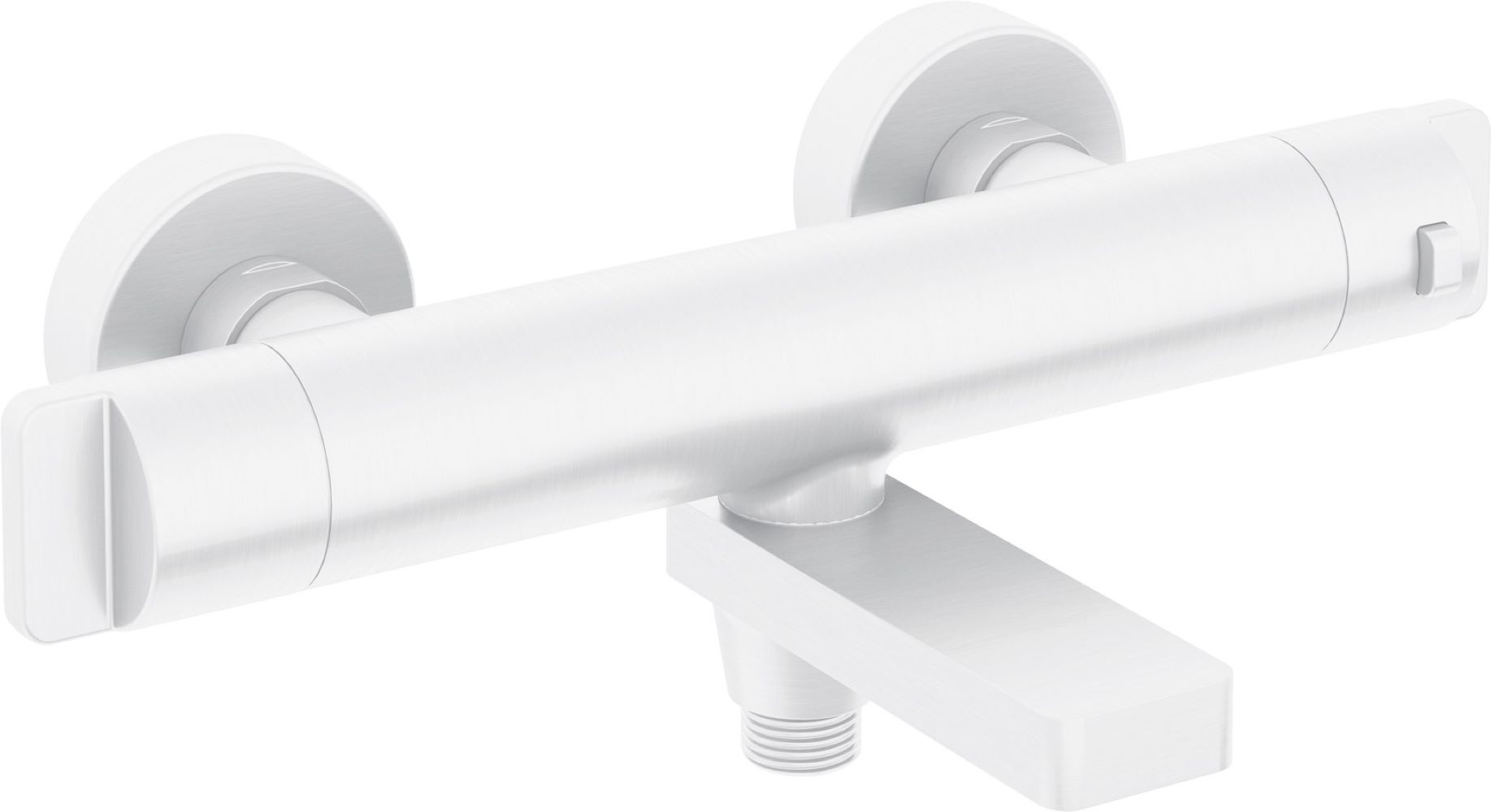 Darmowa Dostawa - Bateria wannowo-prysznicowa ścienna z termostatem biała Deante Therm BCHA1BT