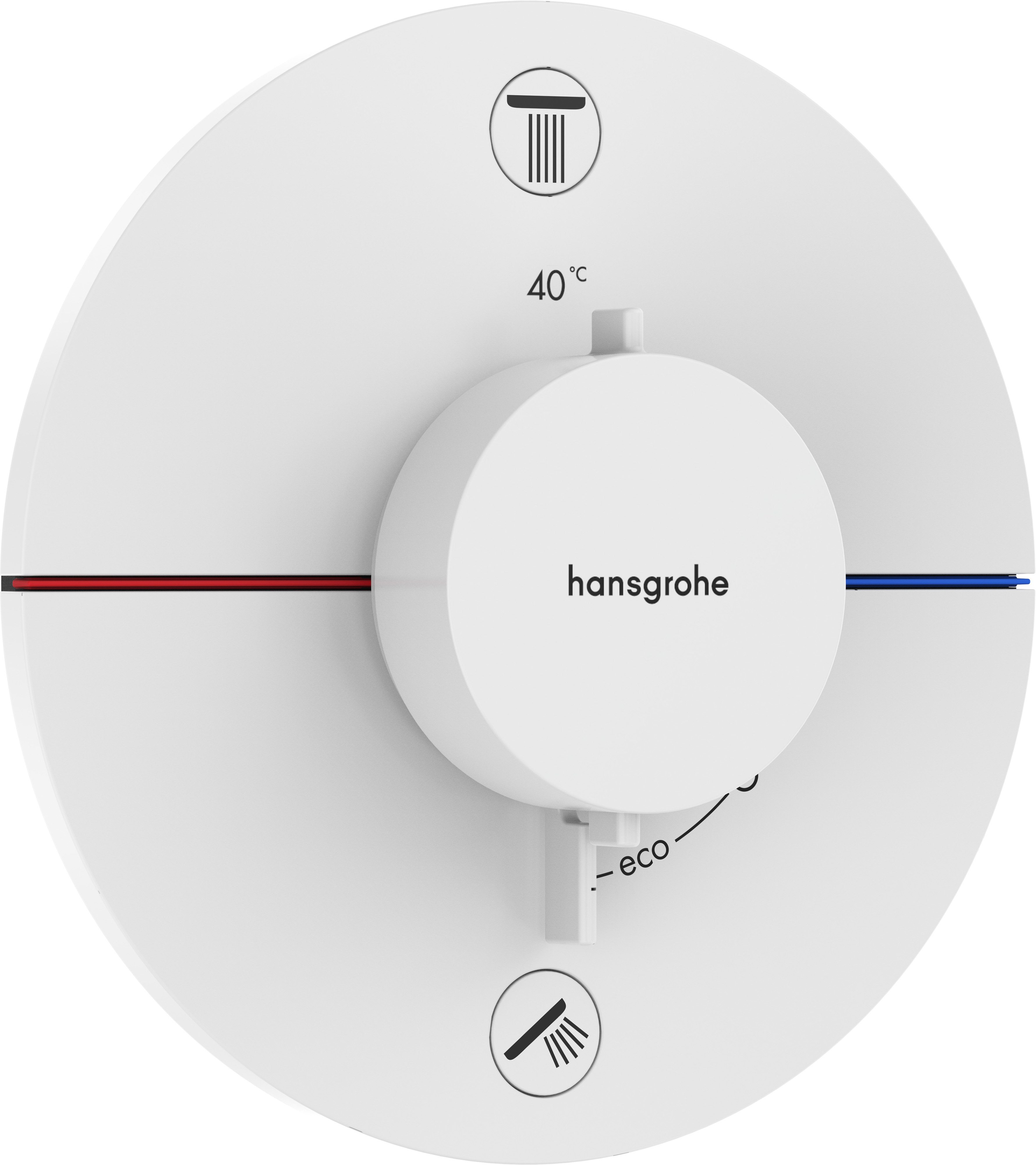 Darmowa Dostawa - Bateria wannowo-prysznicowa podtynkowa biały Hansgrohe ShowerSelect Comfort S 15556700