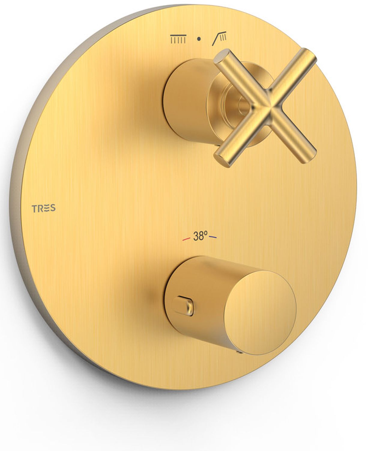 Darmowa Dostawa - Bateria wannowo-prysznicowa podtynkowa złoty Tres Mont Blanc 28325001OM