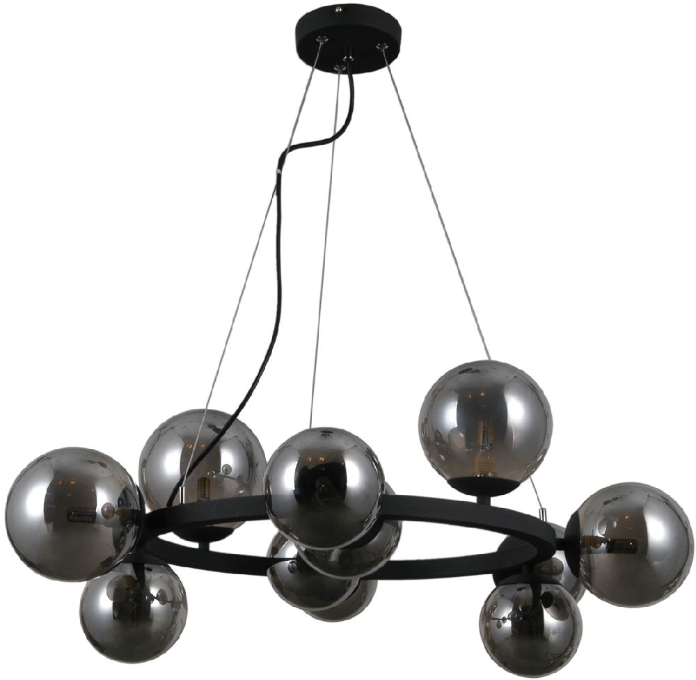 Darmowa Dostawa - Lampa wisząca powyżej 6x5 W czarna Italux Montora PND3022311