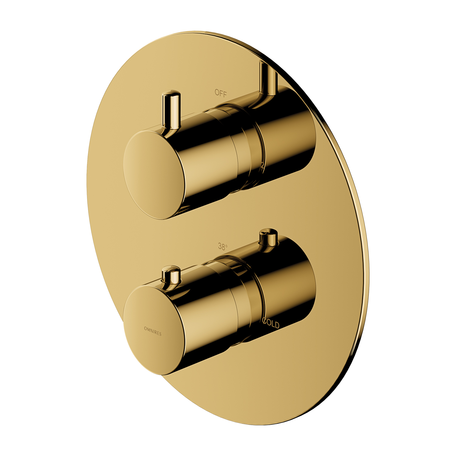 Darmowa Dostawa - Bateria wannowo-prysznicowa podtynkowa złoty Omnires Y Y1236ROGL