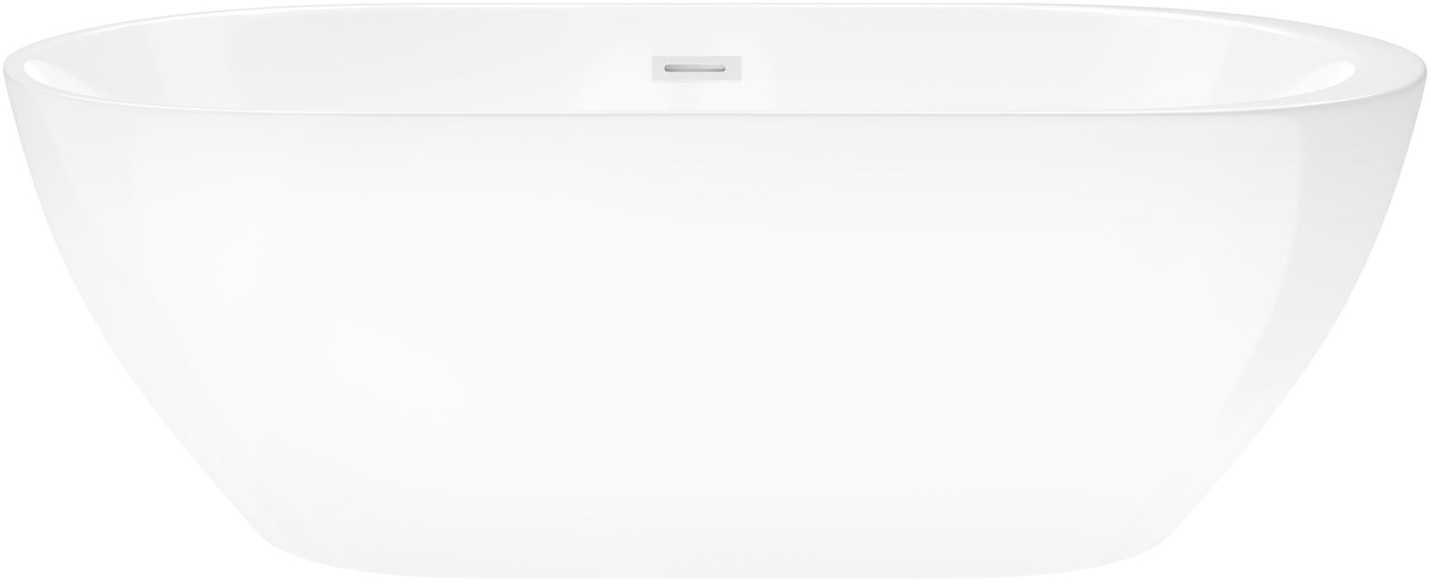 Darmowa Dostawa - Wanna wolnostojąca 170x80 cm owalna biała Corsan Reno 649155