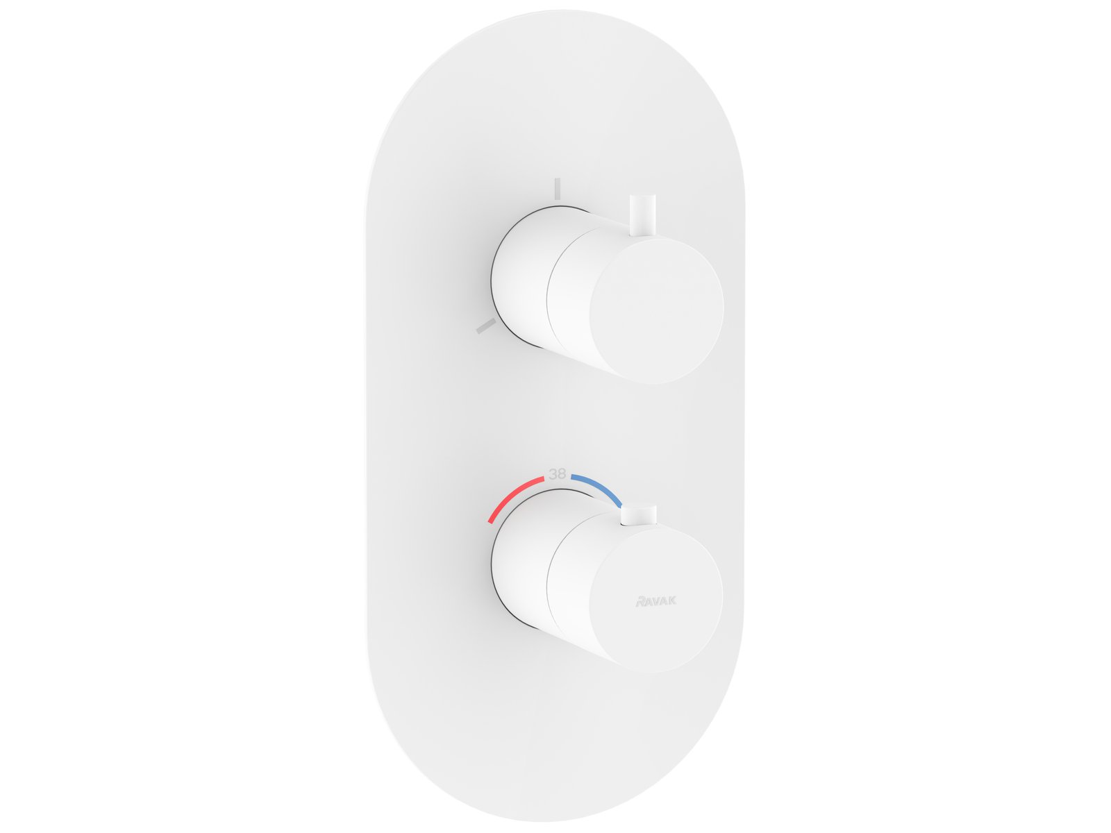 Darmowa Dostawa - Bateria wannowo-prysznicowa podtynkowa z termostatem biała Ravak Espirit X070252