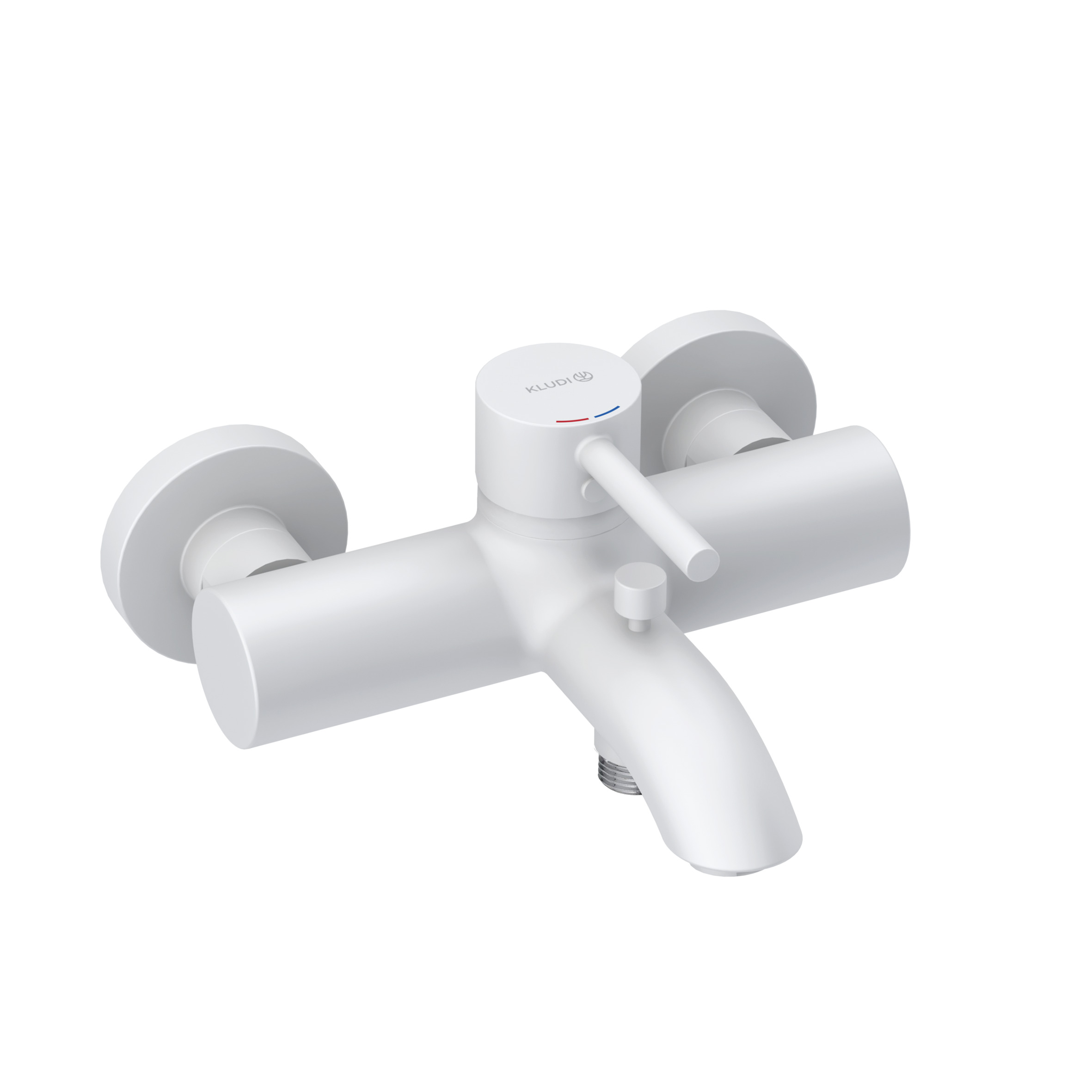 Darmowa Dostawa - Bateria wannowo-prysznicowa ścienna biały Kludi Bozz 386915376