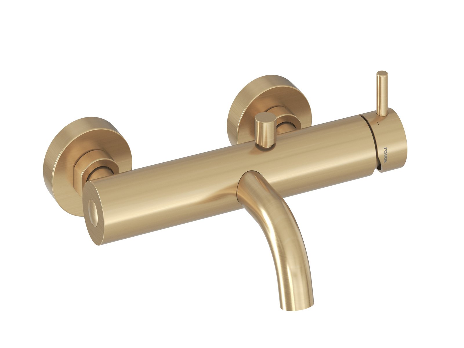 Darmowa Dostawa - Bateria wannowo-prysznicowa ścienna złota Ravak Espirit X070603