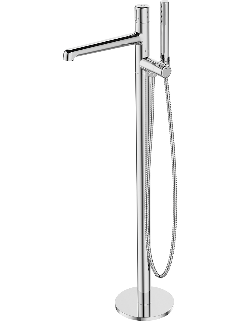 Darmowa Dostawa - Bateria wannowo-prysznicowa wolnostojąca chrom Laveo Pretto BAO011S