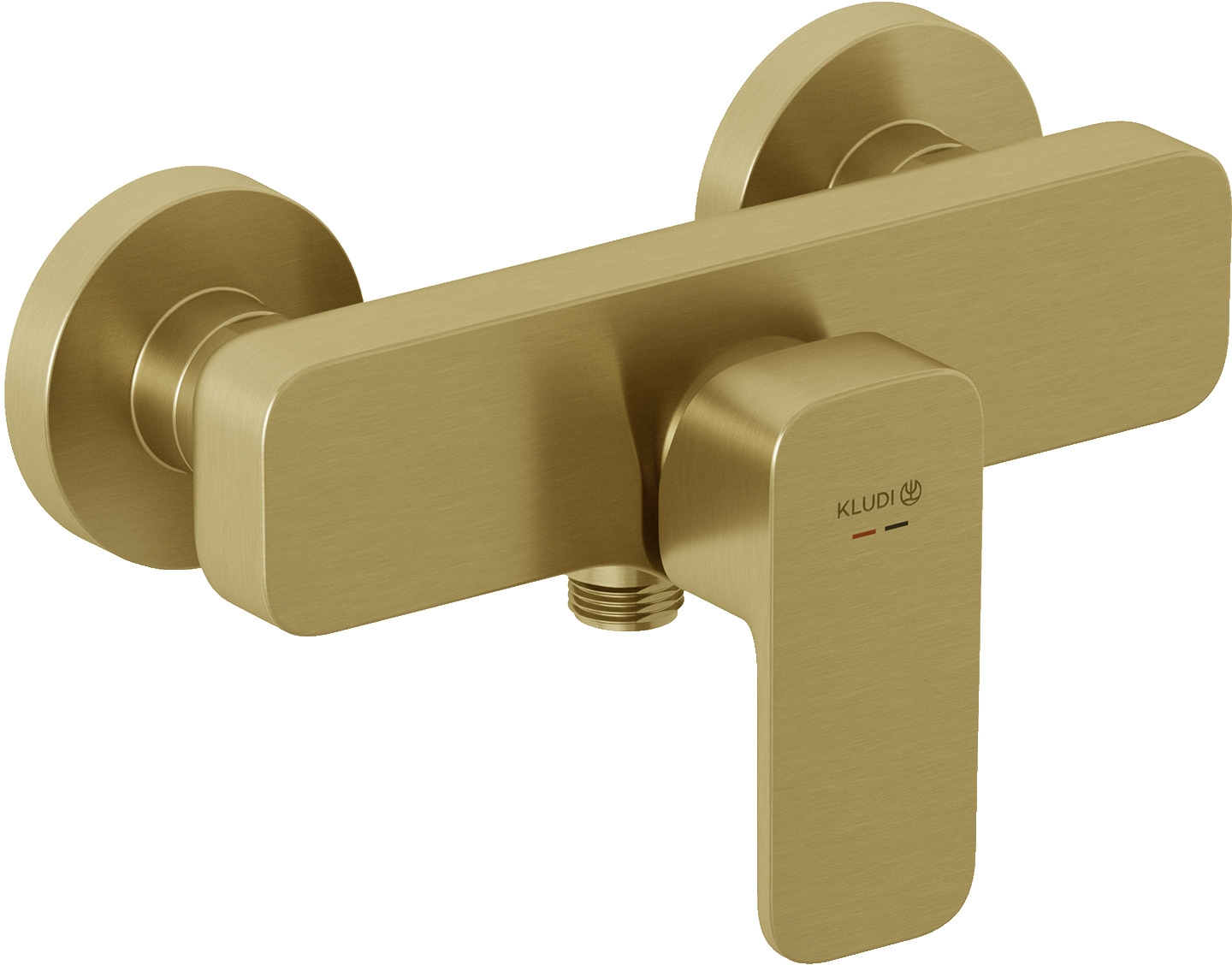 Darmowa Dostawa - Bateria prysznicowa ścienna złota Kludi Renon 42831N075