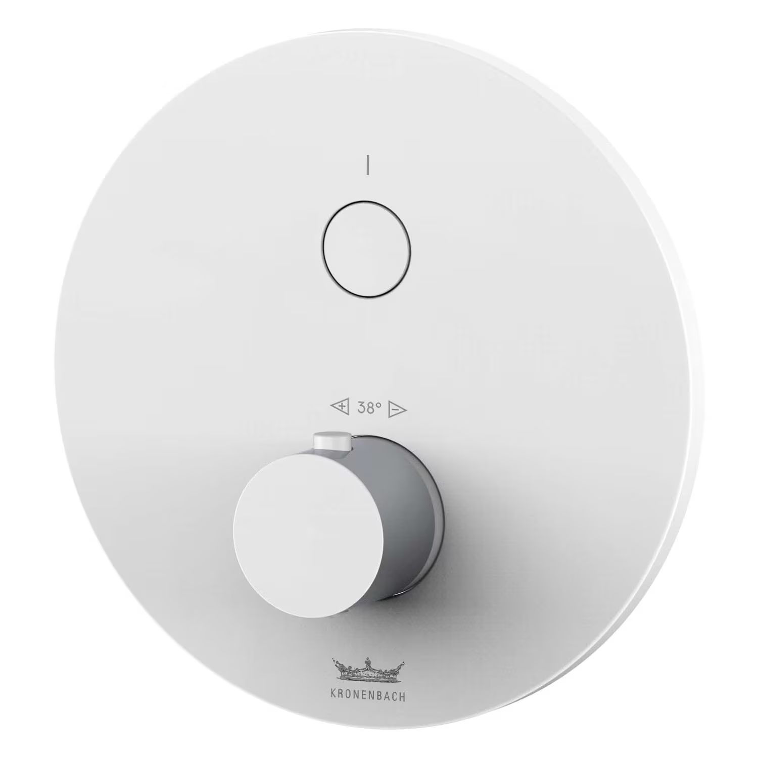 Darmowa Dostawa - Bateria prysznicowa podtynkowa z termostatem biała Kronenbach Smart Push 19044001WM