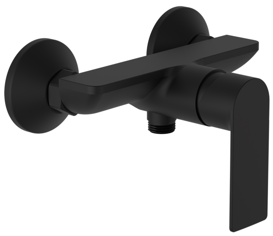 Darmowa Dostawa - Bateria prysznicowa ścienna czarna Excellent Glad ARNL1108BS