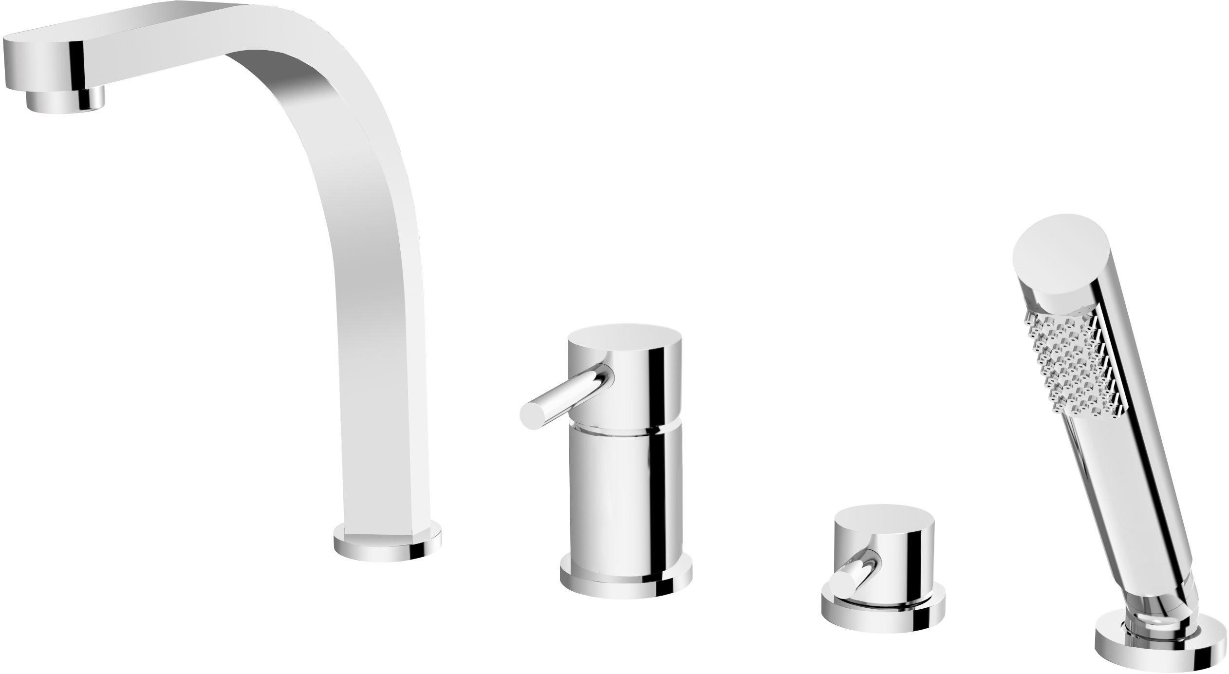 Darmowa Dostawa - Bateria wannowo-prysznicowa Besco Decco BWD4CH