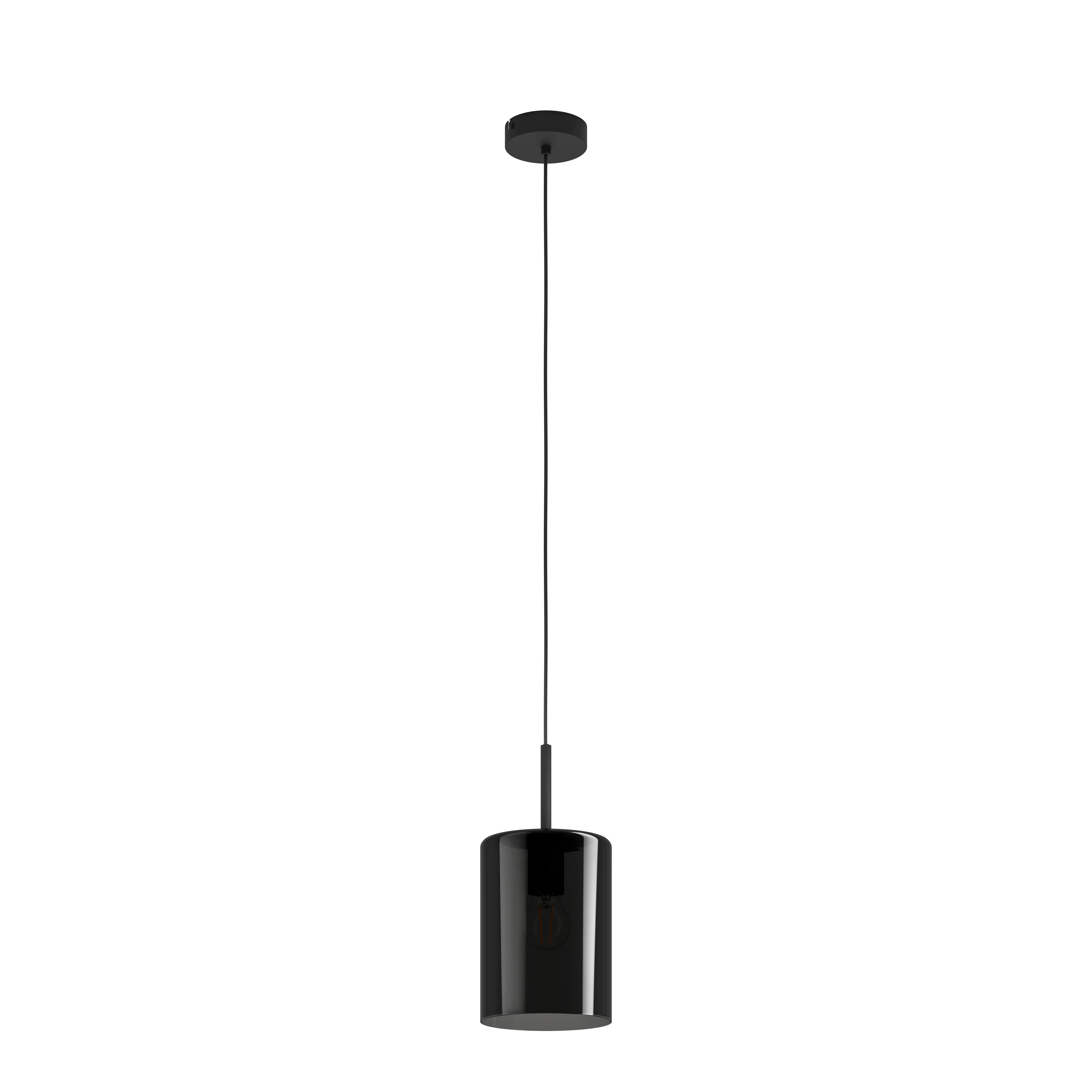 Darmowa Dostawa - Lampa wisząca 1x60 W czarna Eglo Cadaques 98585