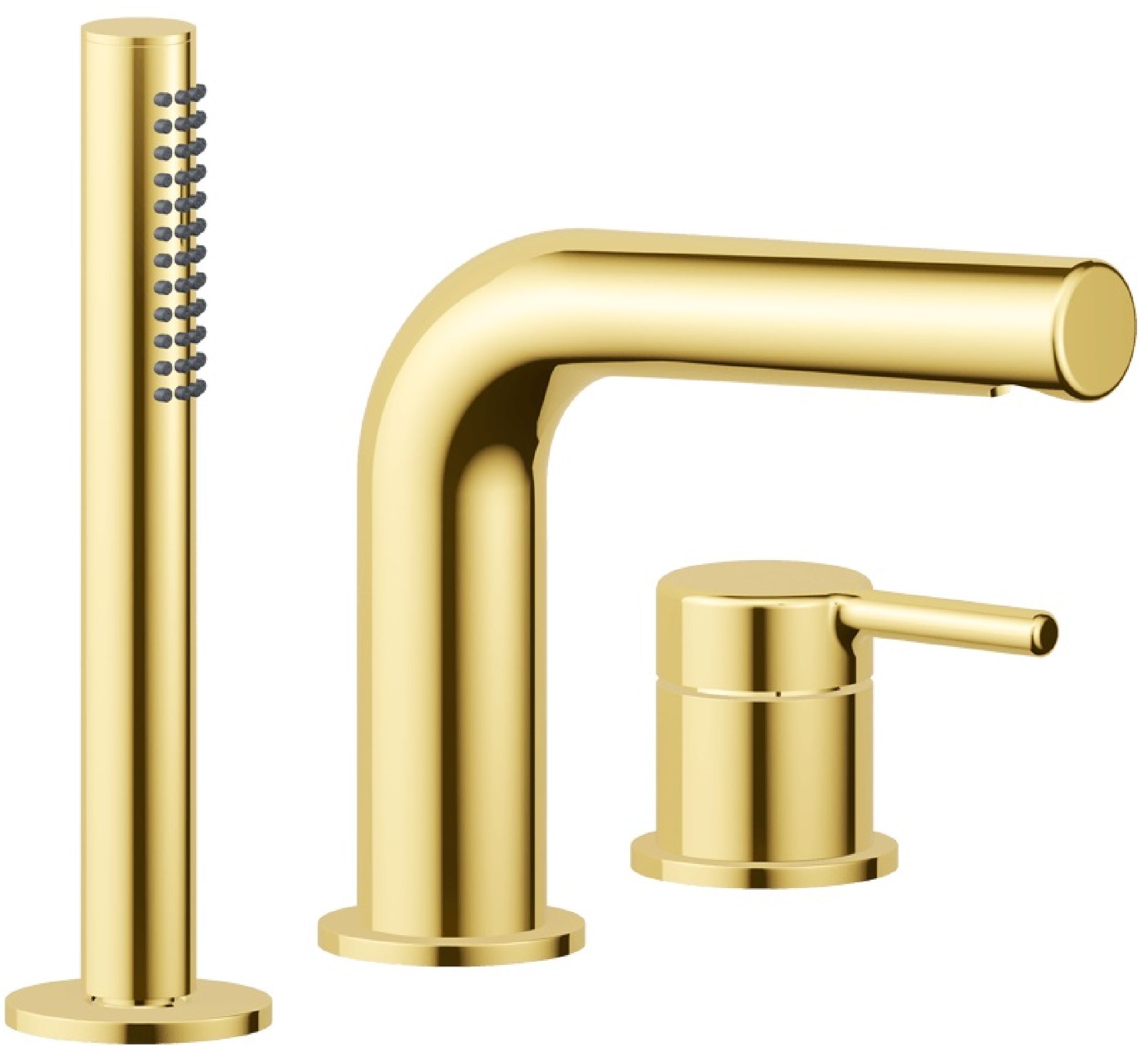 Darmowa Dostawa - Bateria wannowo-prysznicowa nawannowa złota Excellent Pi AREX1234GL