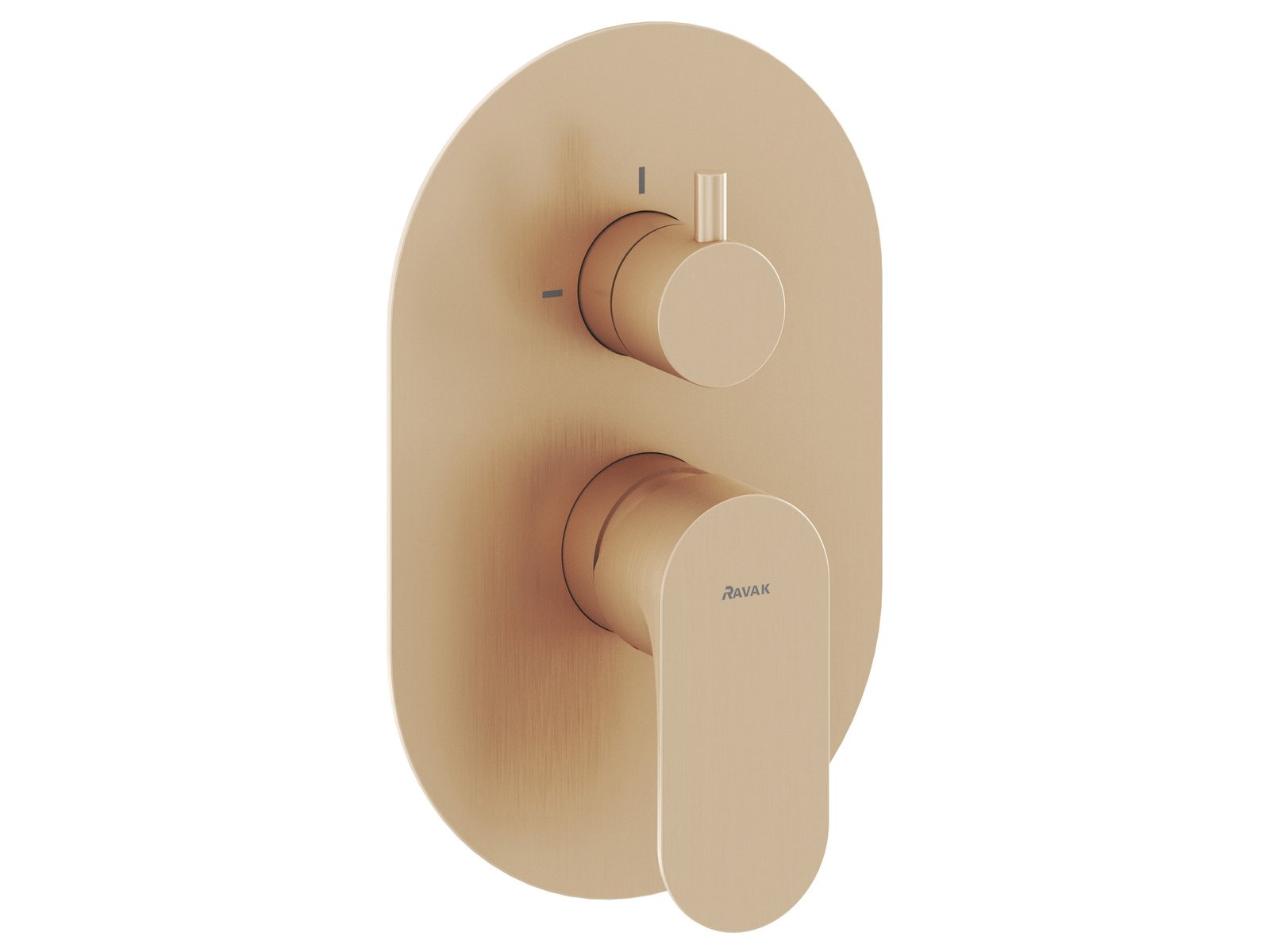 Darmowa Dostawa - Bateria wannowo-prysznicowa podtynkowa złota Ravak Eleganta X070375