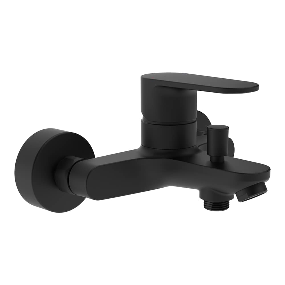 Darmowa Dostawa - Bateria wannowo-prysznicowa ścienna czarna Laufen Pro X HF506960198600