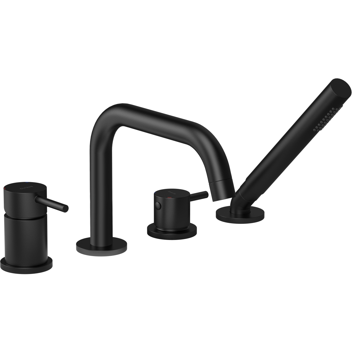 Darmowa Dostawa - Bateria wannowo-prysznicowa nawannowa czarny mat Oltens Molle 34200300