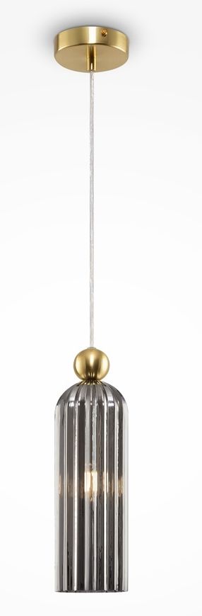 Darmowa Dostawa - Lampa wisząca 1x40 W szary/popielaty Maytoni Antic MOD302PL01GR