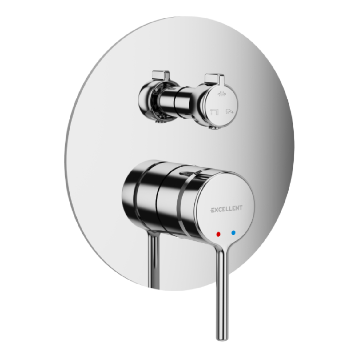 Darmowa Dostawa - Bateria wannowo-prysznicowa podtynkowa chrom Excellent Pi AREX1247CR