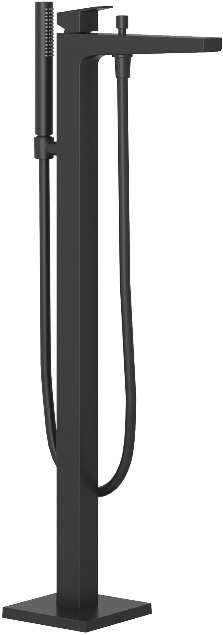 Darmowa Dostawa - Bateria wannowo-prysznicowa wolnostojąca czarna Kludi Decus 545903975