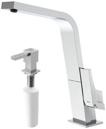 Darmowa Dostawa - Bateria kuchenna z dozownikiem stojąca chrom Teka Icon abset11213