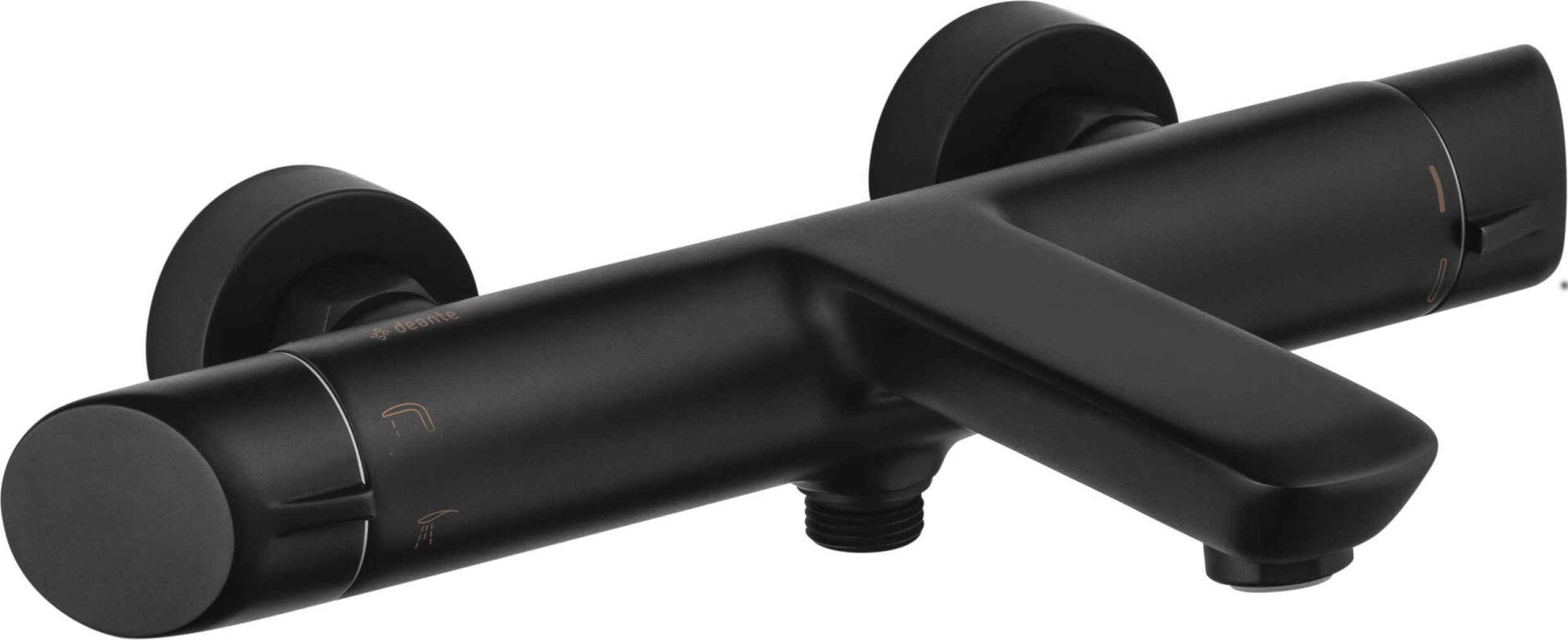 Darmowa Dostawa - Bateria wannowo-prysznicowa ścienna czarna Deante Arnika BQAN10M